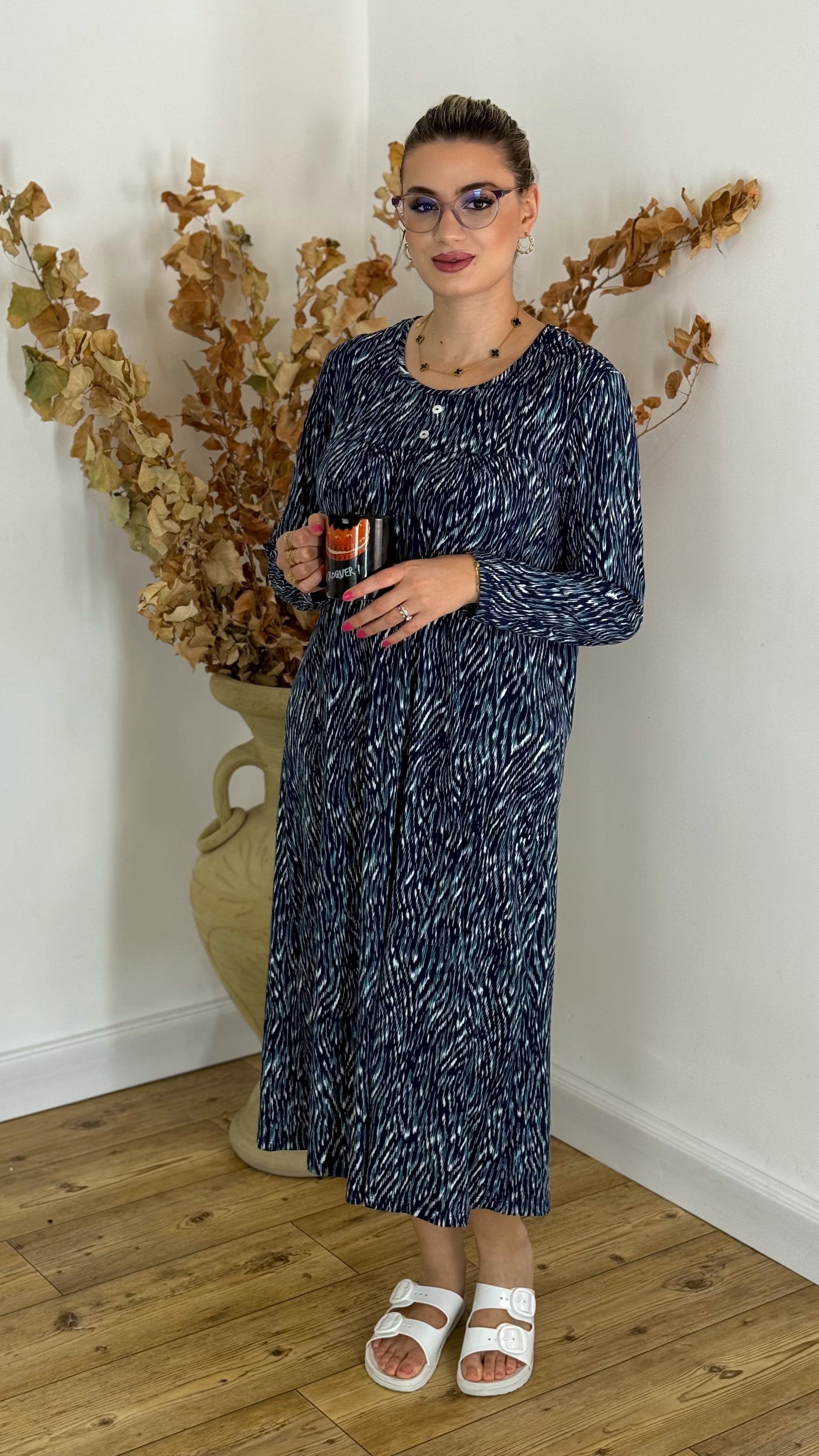 M35-Robe de Nuit Marque: DKNYC Hiver – Collection 2026