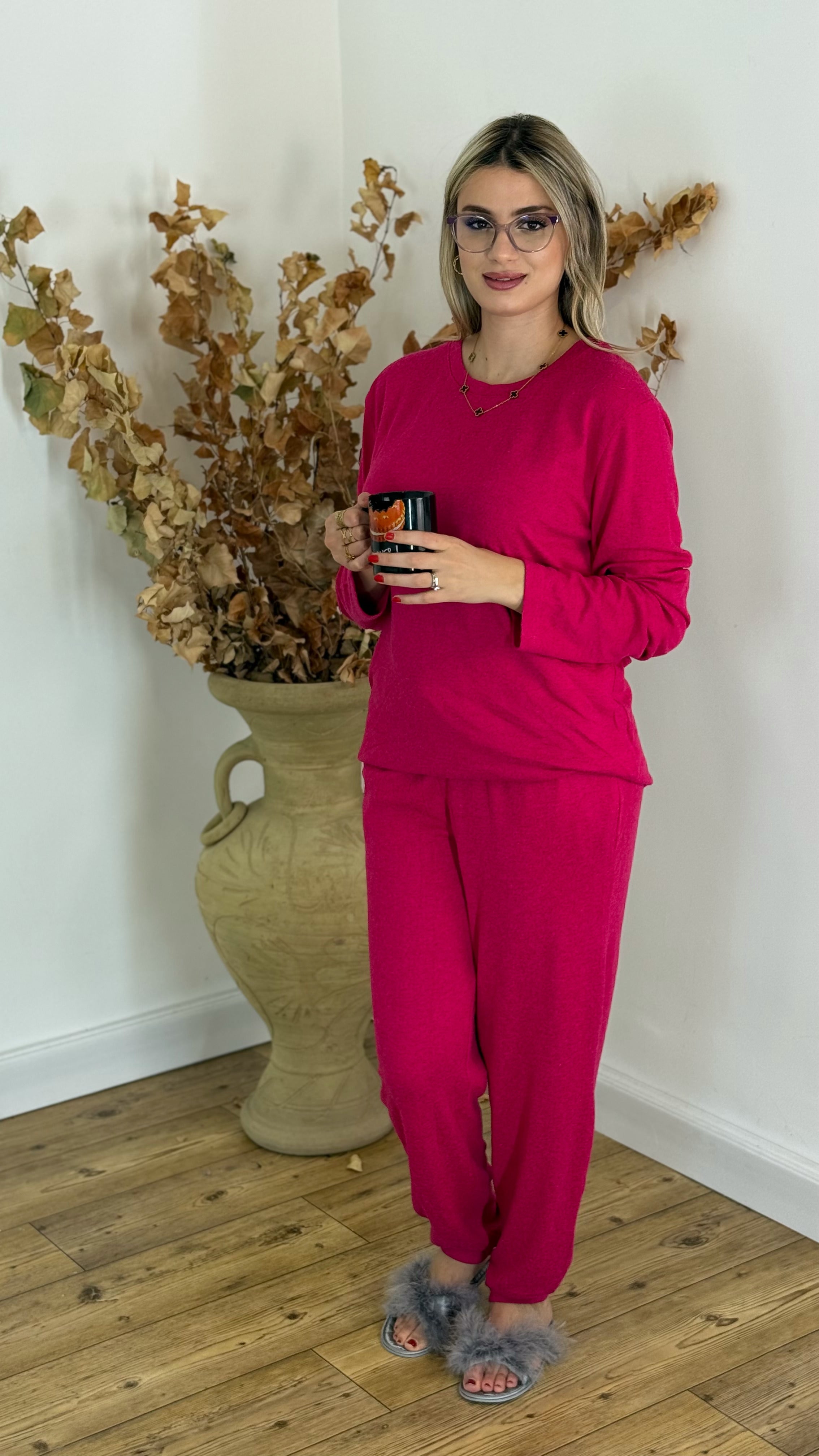 M21-Pyjama Cocoon Duveteux – Collection Hiver 2026
