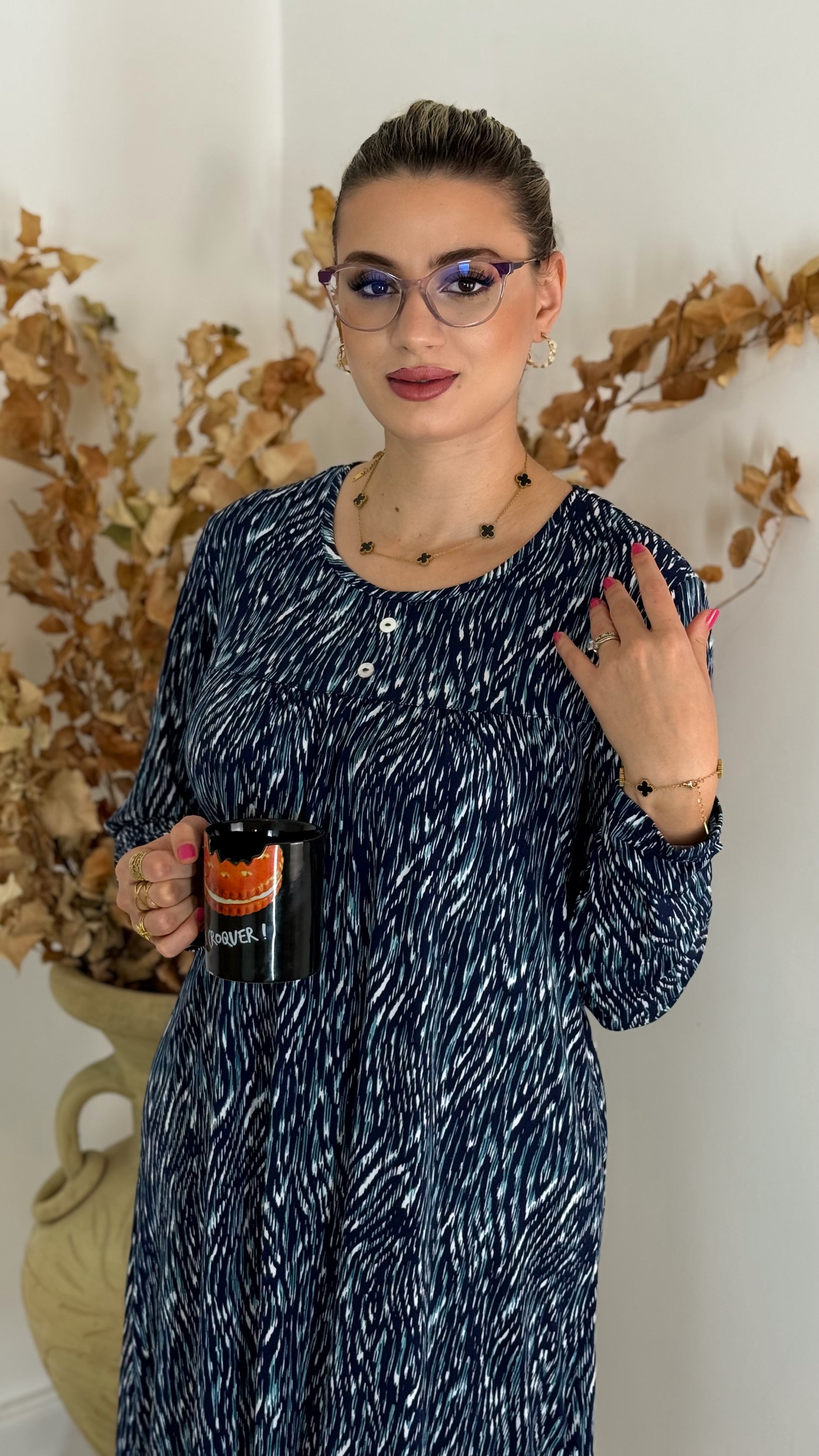 M35-Robe de Nuit Marque: DKNYC Hiver – Collection 2026