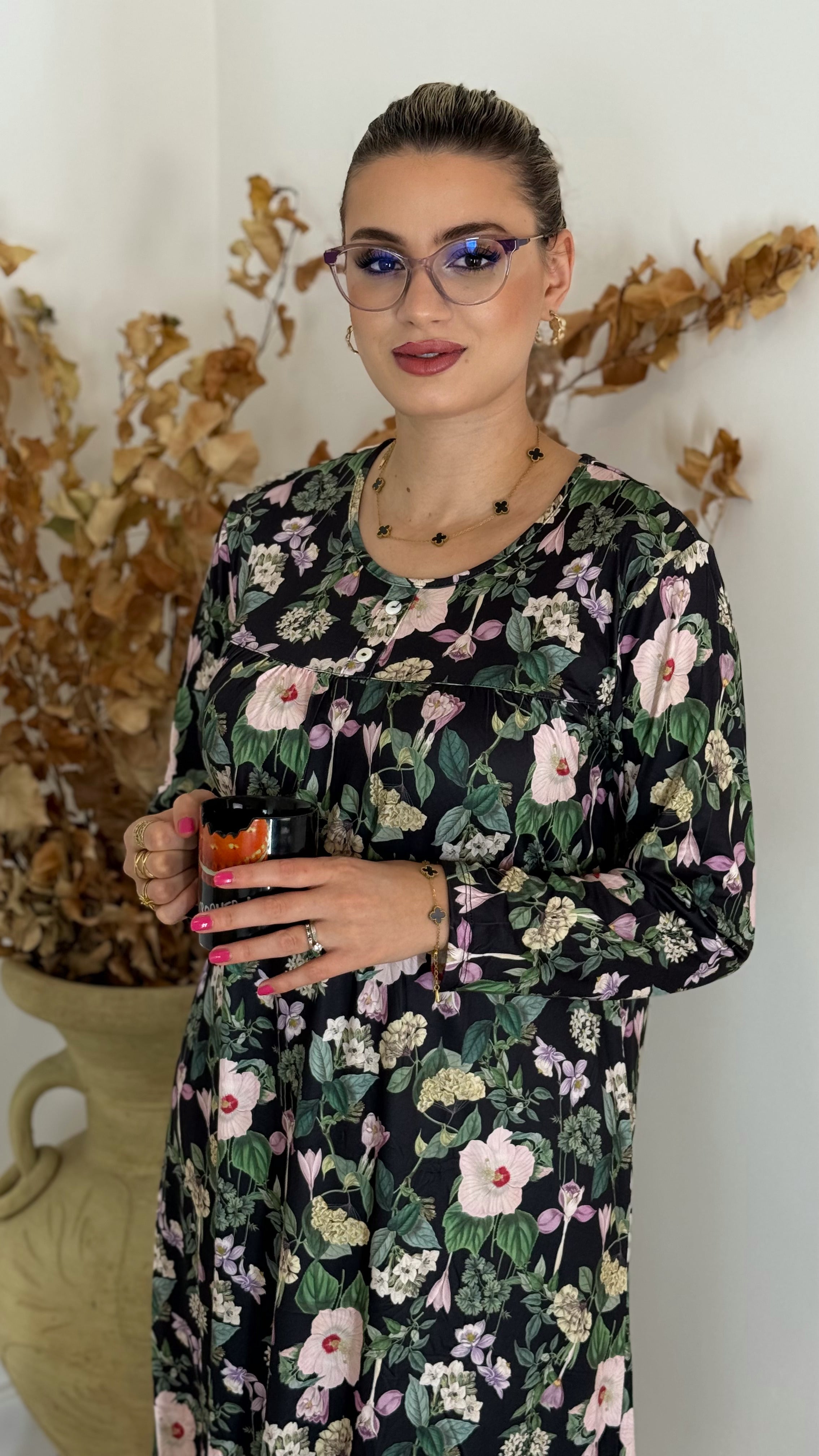 M32-Robe de Nuit Marque: DKNYC – Collection Hiver 2026